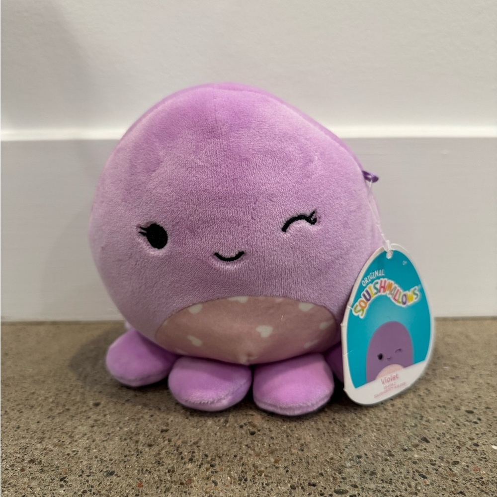 Squishmallows Lavender Octopus Plush